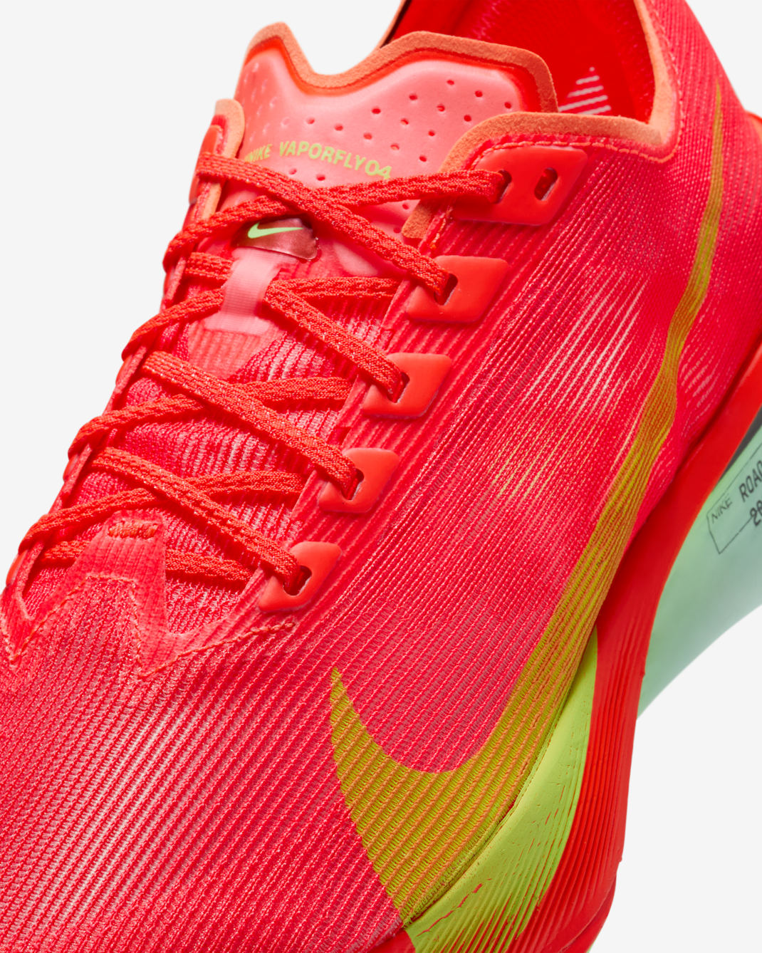 Nike Vaporfly 4 - Bright Crimson/Mint Foam/Cave Purple/Lime Blast - Image 11