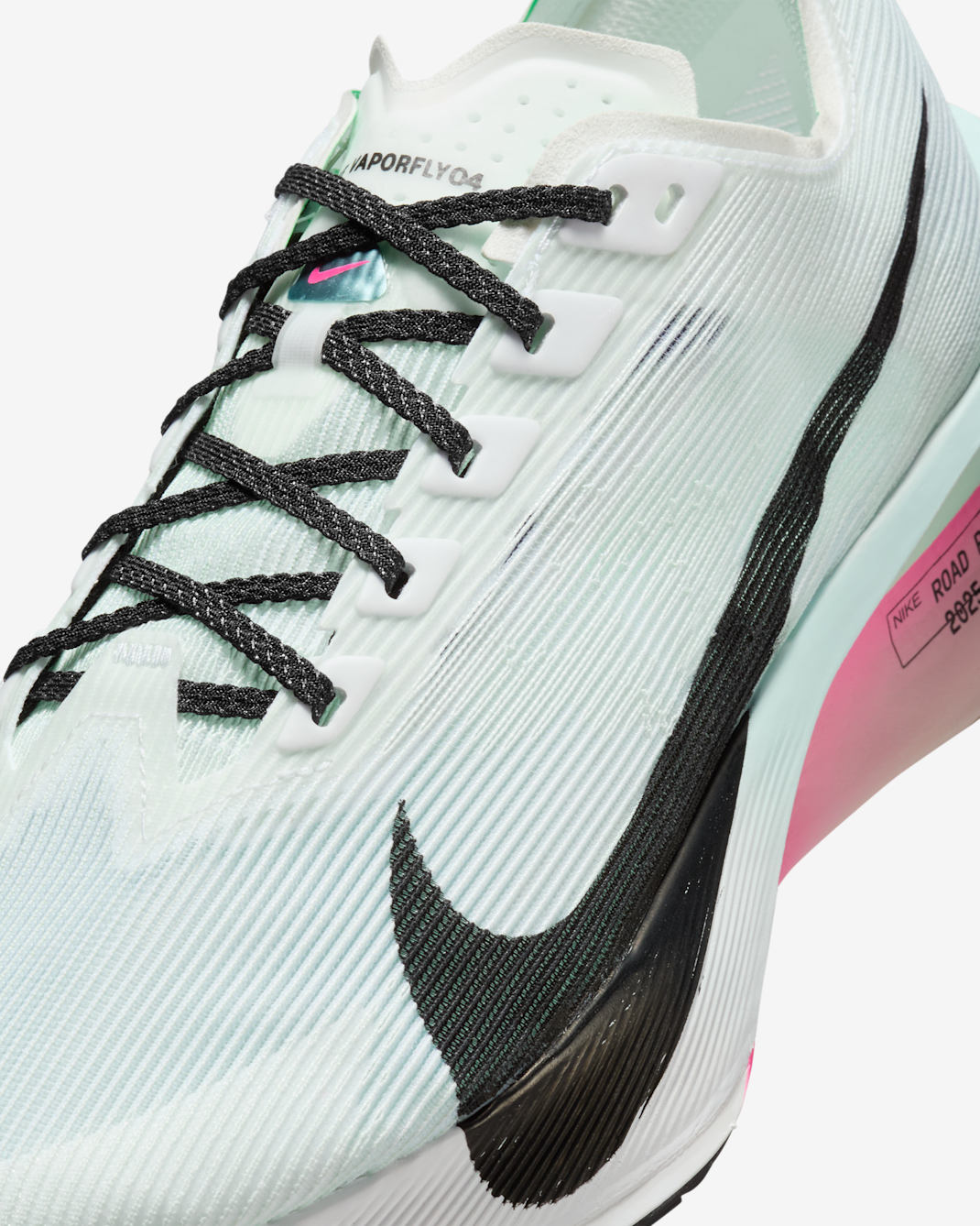 Nike Vaporfly 4 - White/Hyper Pink/Mint Foam/Black - Image 17