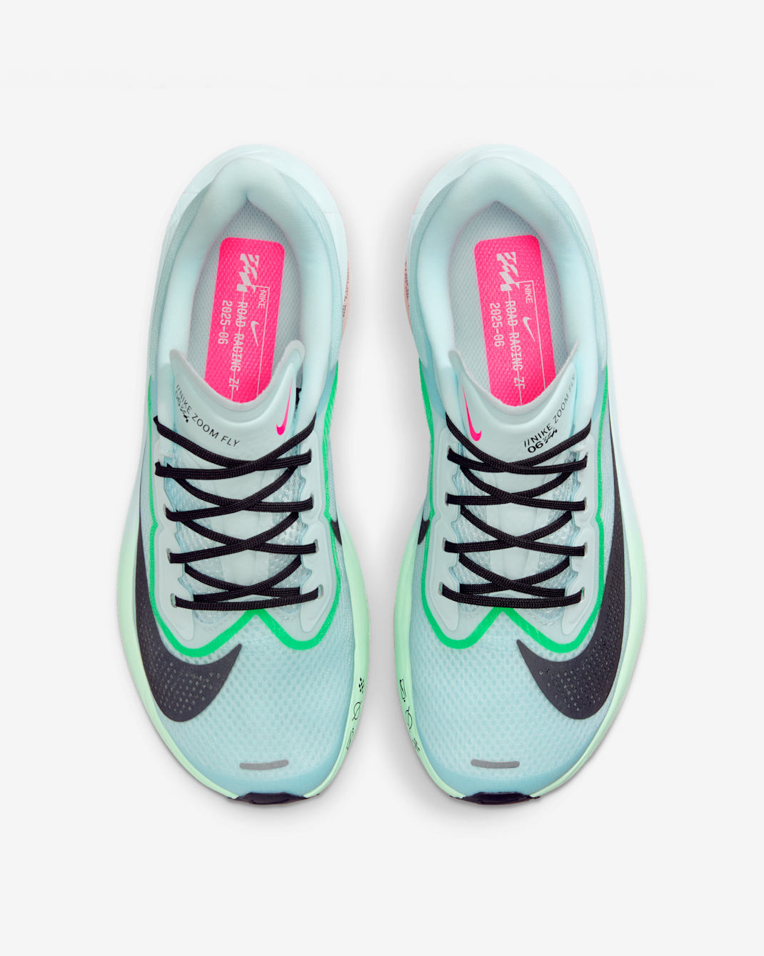 Nike Zoom Fly 6 - Glacier Ice/Hyper Pink/Green Shock/Black - Image 08