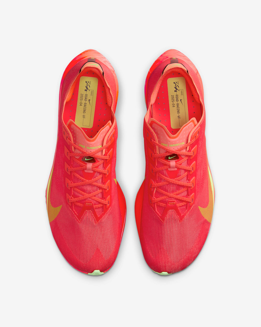 Nike Vaporfly 4 Road Racing Shoes - Bright Crimson/Mint Foam/Cave Purple/Lime Blast - 2
