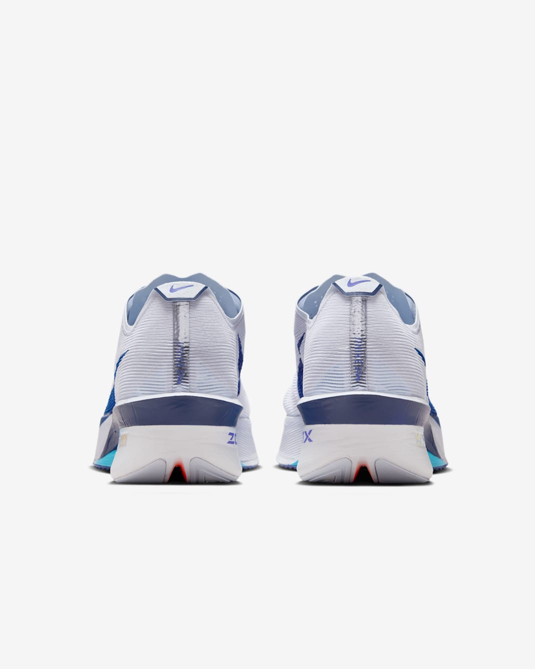 Nike Vaporfly 4 Road Racing Shoes - Ghost/Persian Violet/Football Grey/Blue Void - 4