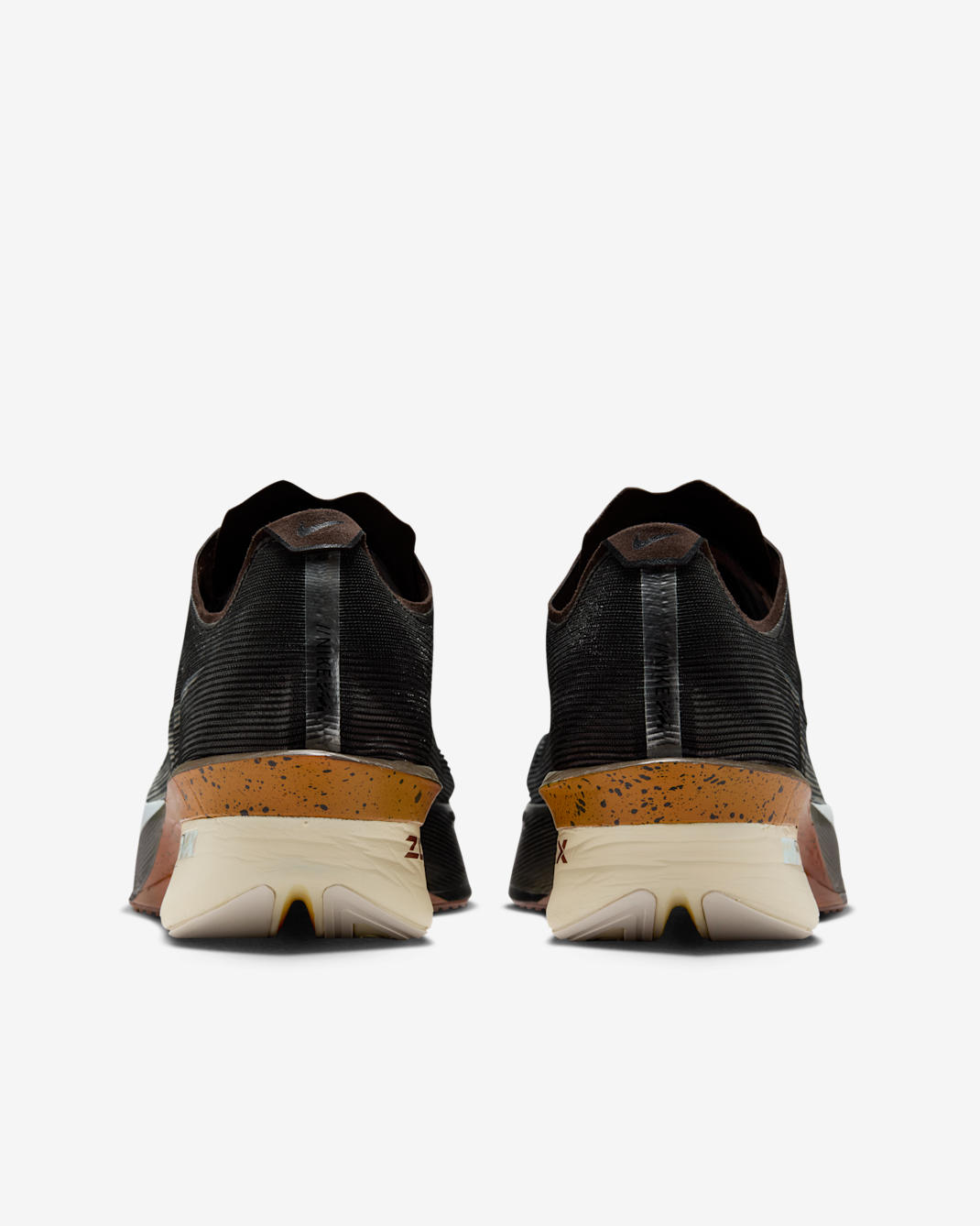 Nike Vaporfly 4 Road Racing Shoes - Velvet Brown/Black/Desert Ochre/Soft Pearl - 4
