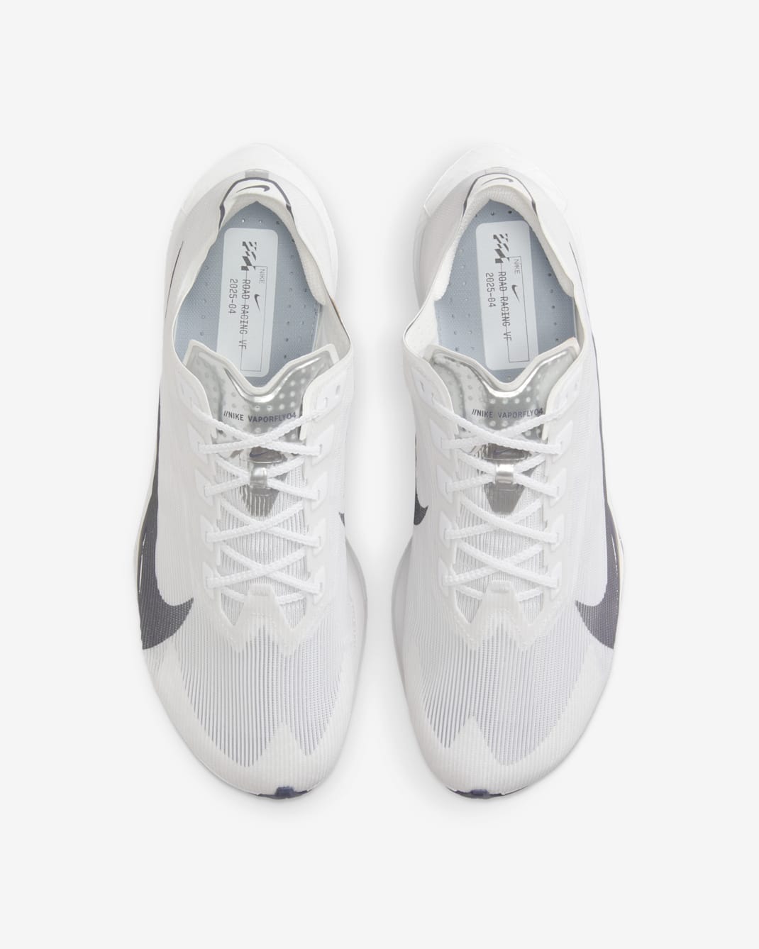 Nike Vaporfly 4 Road Racing Shoes - White/Obsidian Mist/Pure Platinum/Gridiron - 2