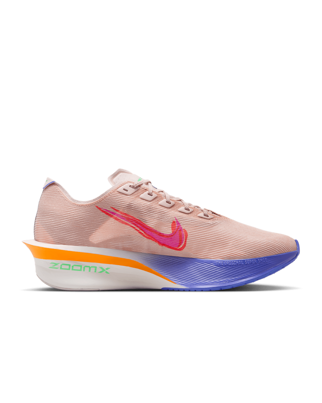 Nike Vaporfly 4 Eliud Kipchoge - Silt Red/Fire Pink/Bright Ceramic/Green Shock - Image 01