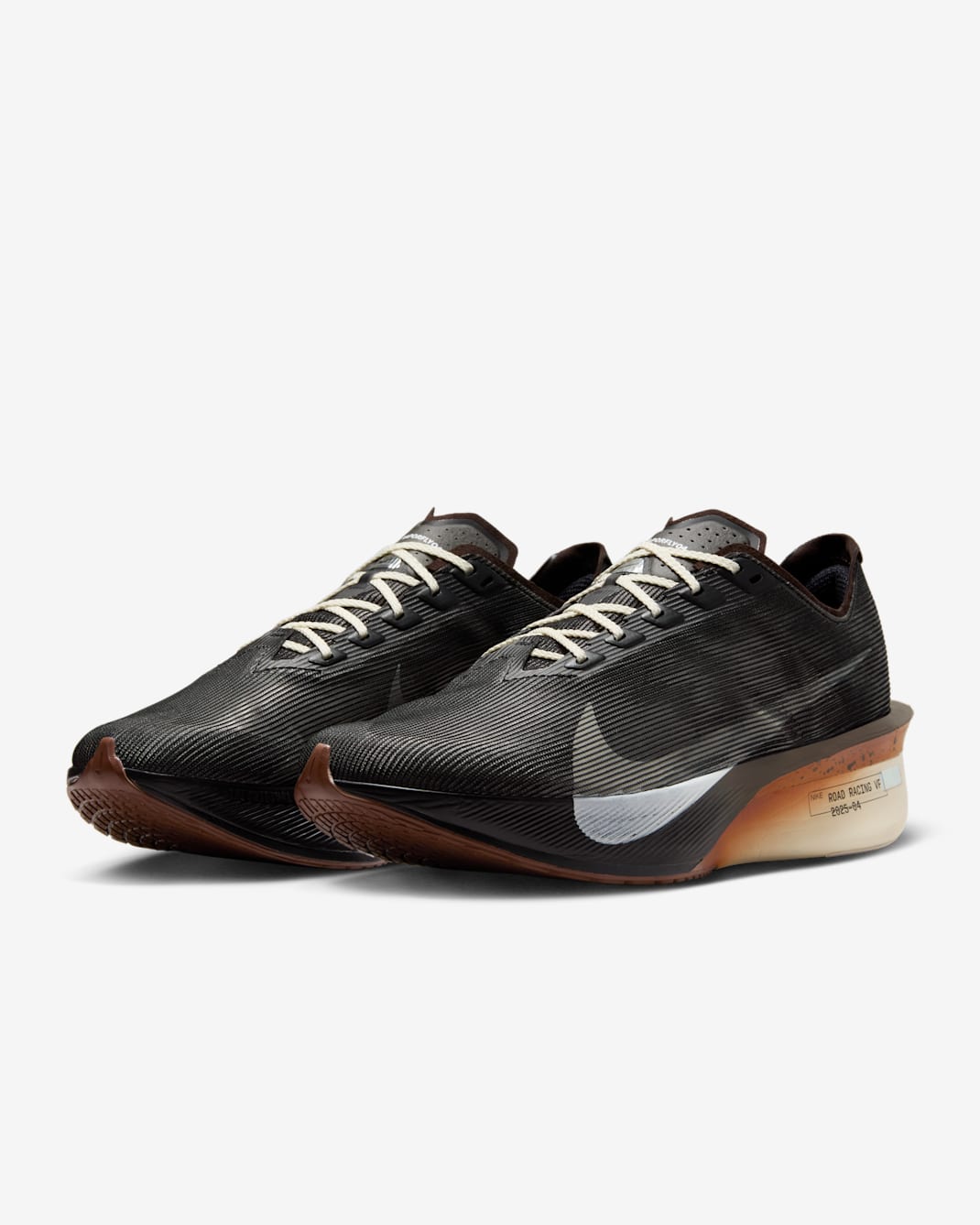 Nike Vaporfly 4 Road Racing Shoes - Velvet Brown/Black/Desert Ochre/Soft Pearl - 3