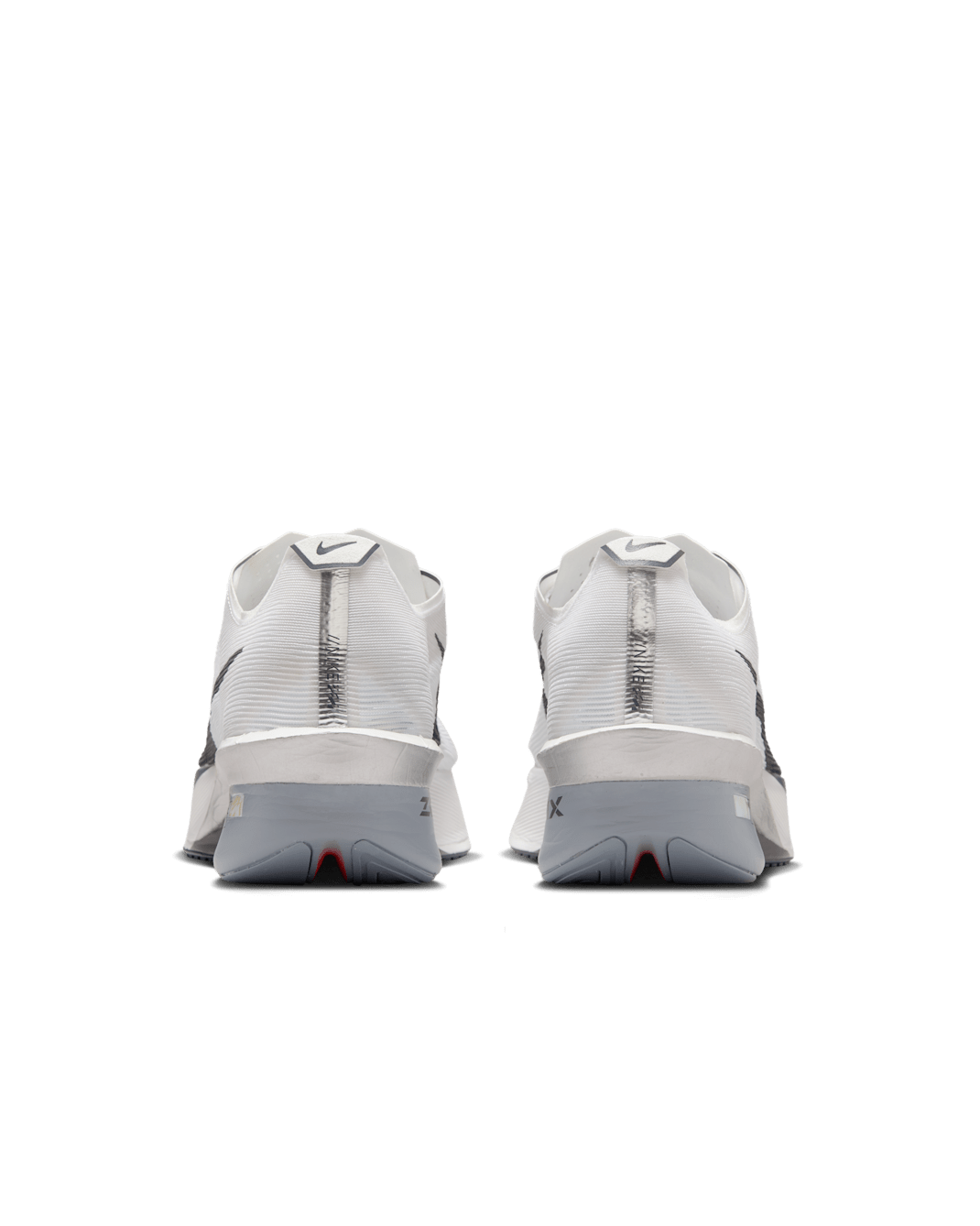 Nike Vaporfly 4 Road Racing Shoes - White/Obsidian Mist/Pure Platinum/Gridiron - 4