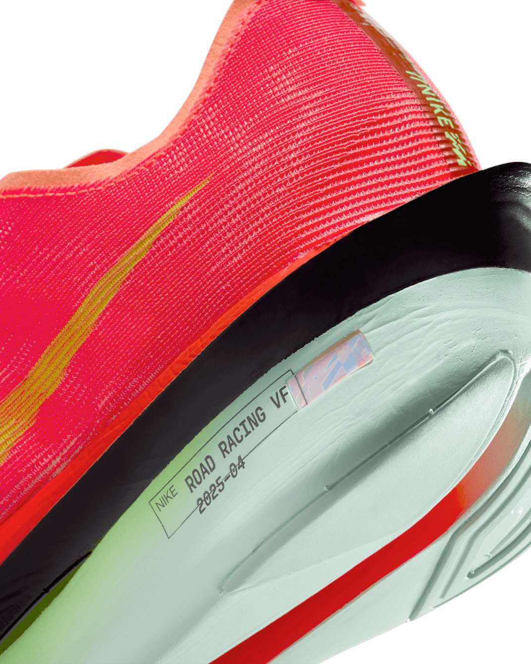 Nike Vaporfly 4 Road Racing Shoes - Bright Crimson/Mint Foam/Cave Purple/Lime Blast - 6