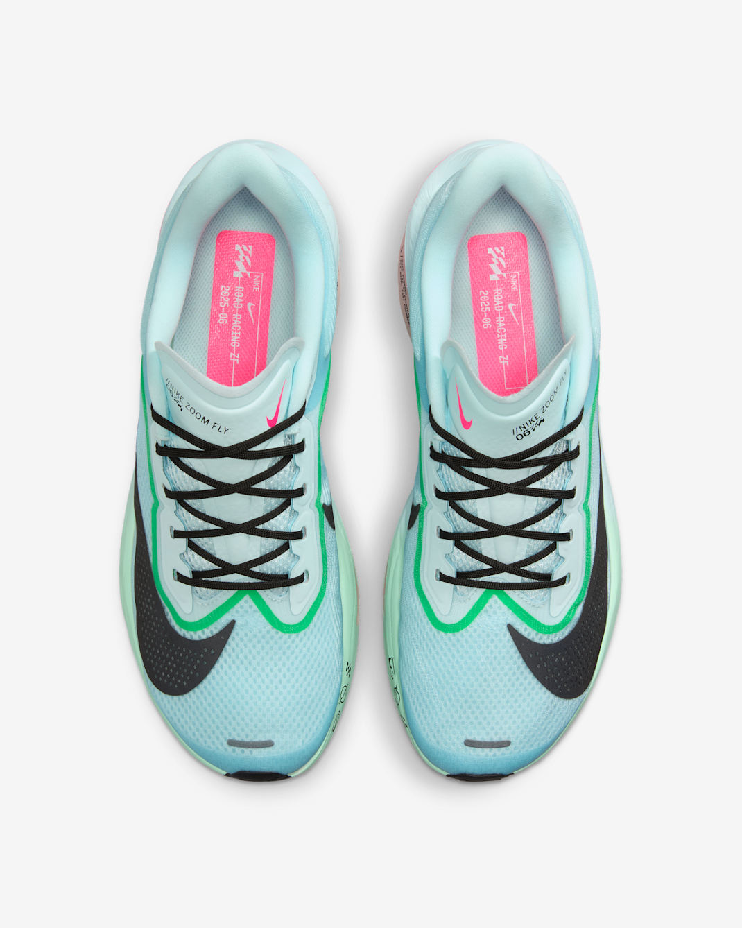 Nike Zoom Fly 6 - Ice/Hyper Pink/Green Shock/Black - Image 26