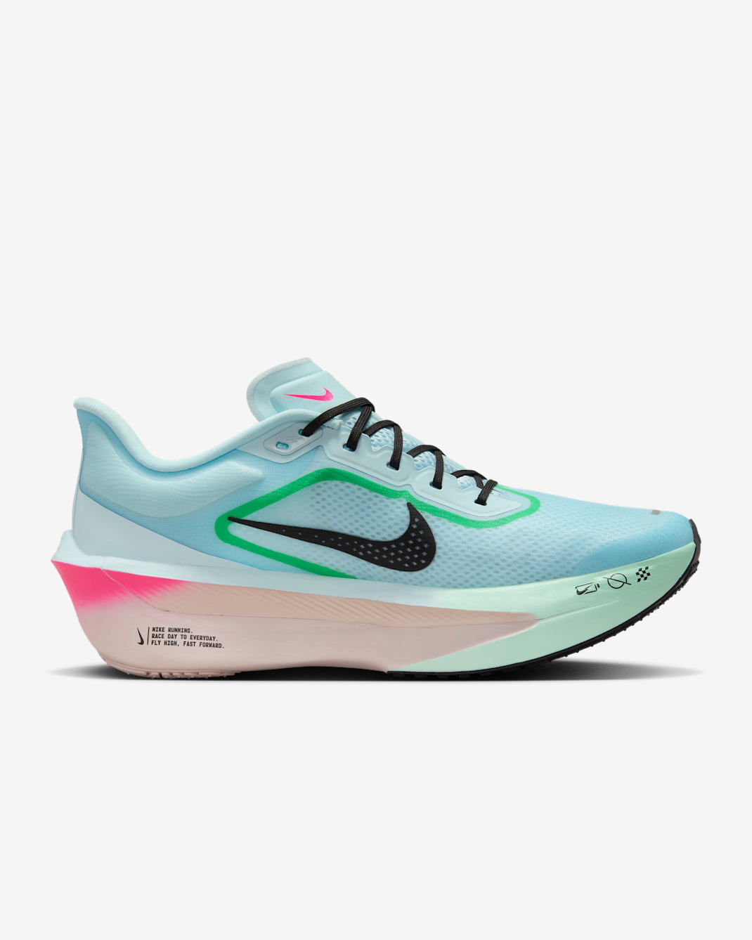 Nike Zoom Fly 6 - Ice/Hyper Pink/Green Shock/Black - Image 25
