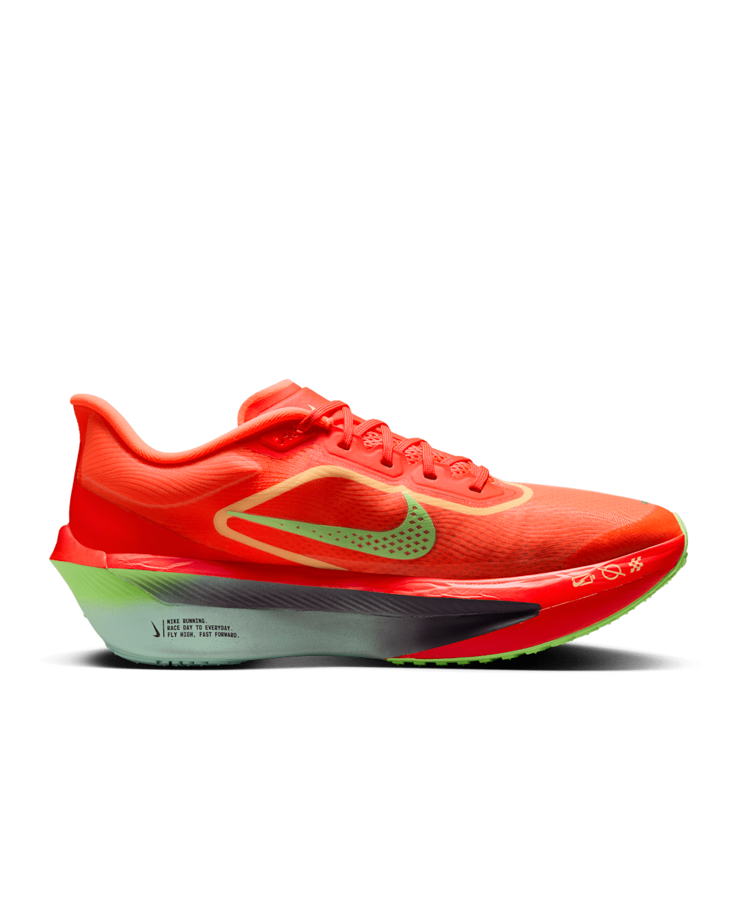 Nike Zoom Fly 6 - Bright Crimson/Lime Blast/Mint Foam/Cave Purple - Image 01