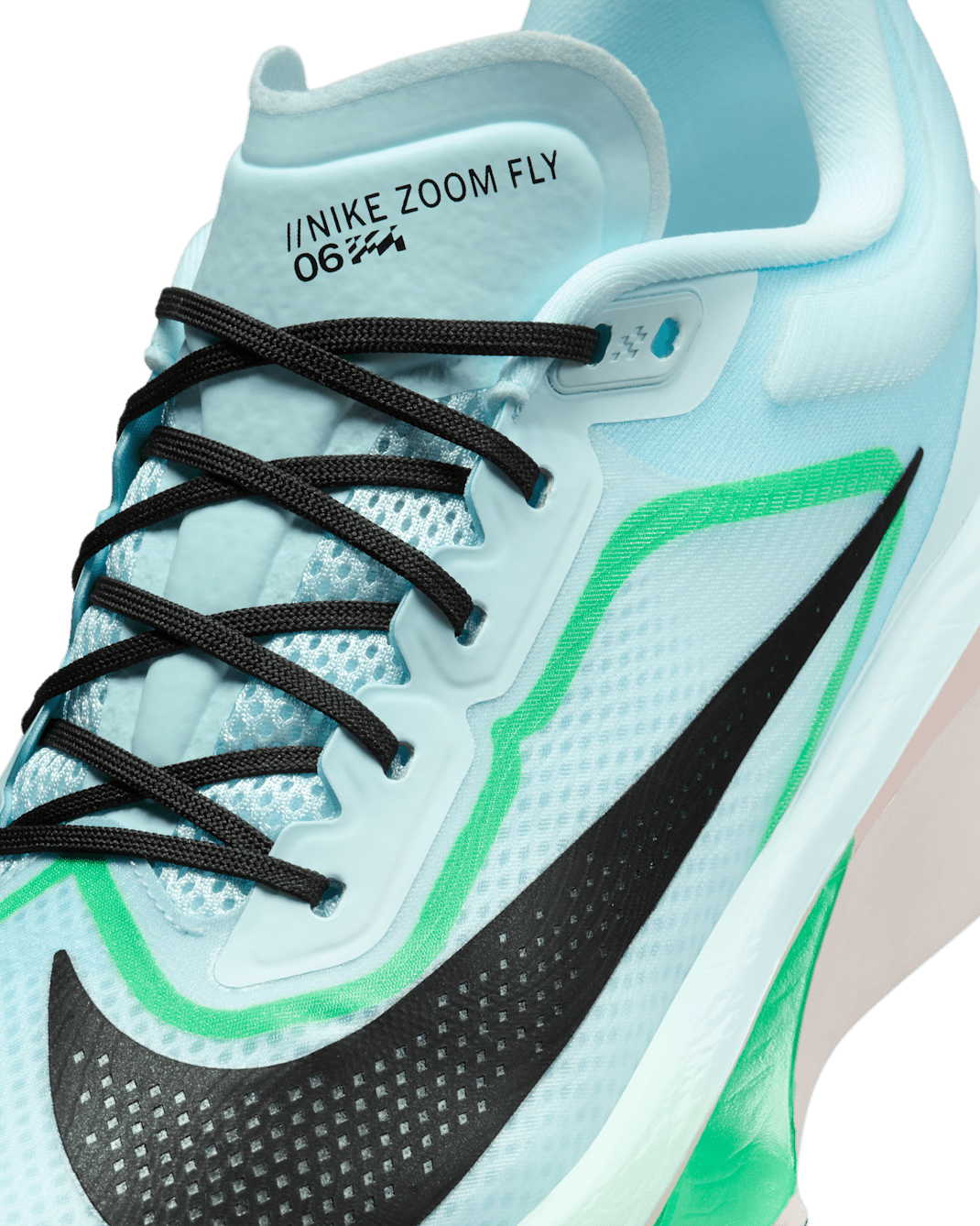 Nike Zoom Fly 6 - Ice/Hyper Pink/Green Shock/Black - Image 29