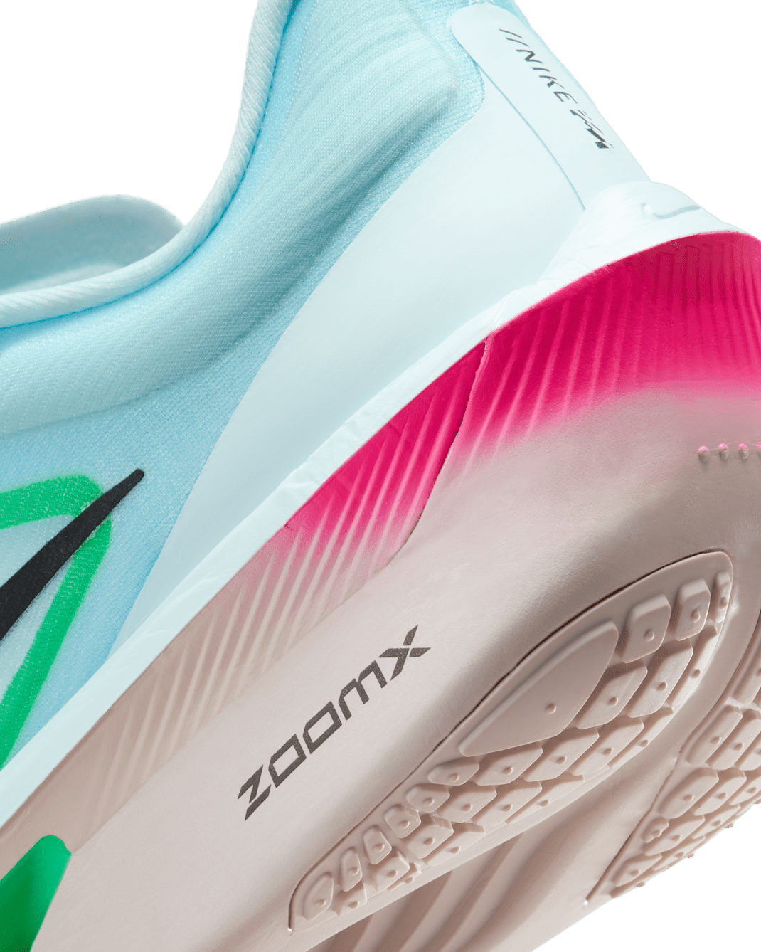 Nike Zoom Fly 6 - Ice/Hyper Pink/Green Shock/Black - Image 30