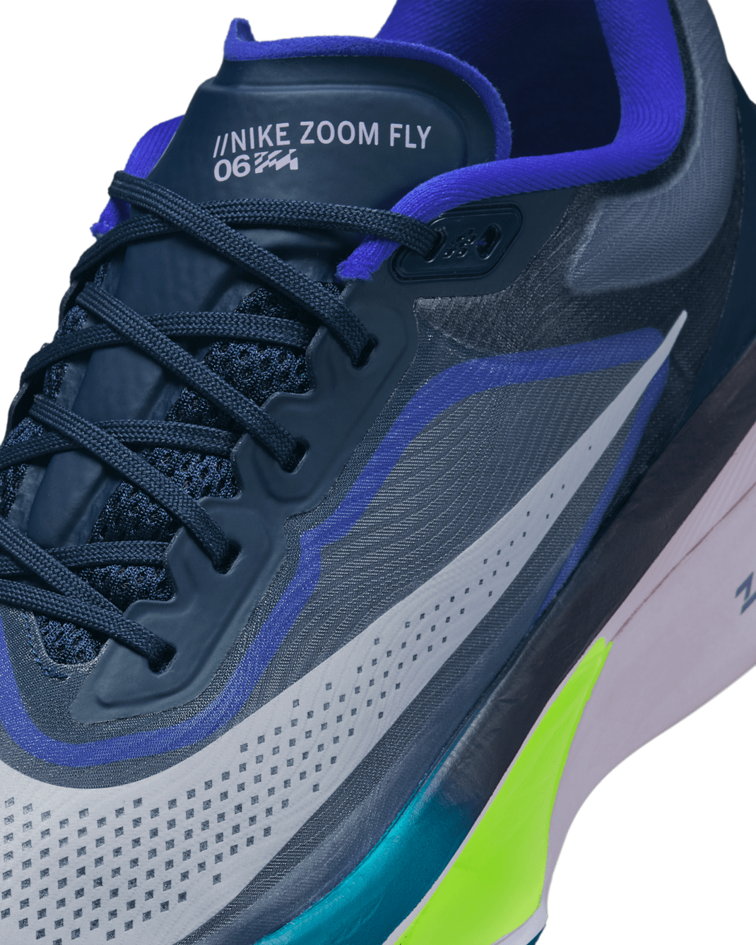 Nike Zoom Fly 6 - Obsidian/Persian Violet/Volt/White - Image 11
