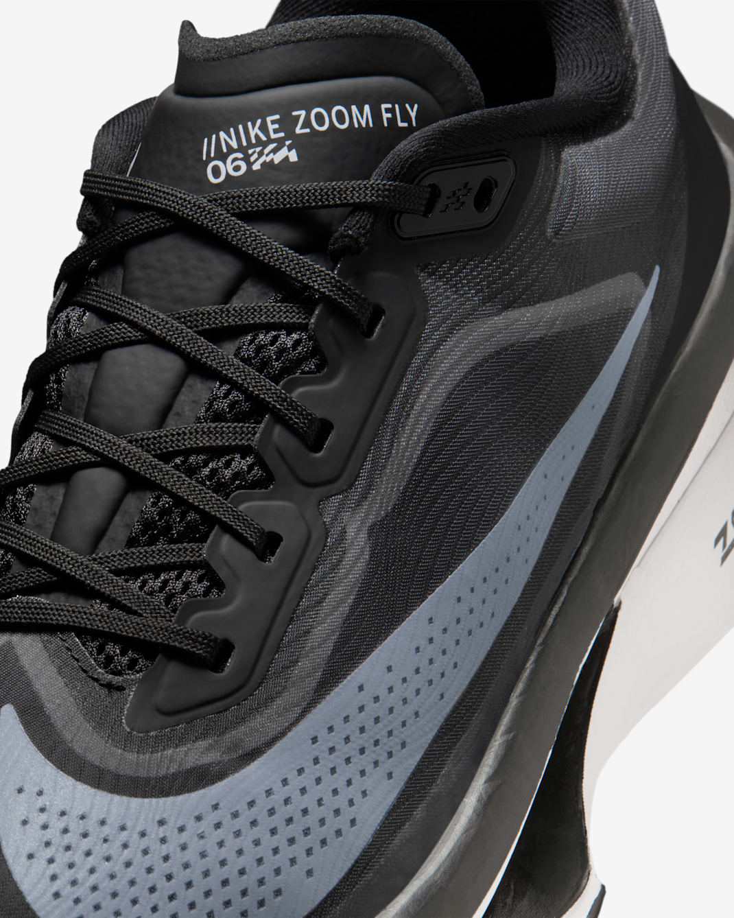 Nike Zoom Fly 6 - Black/Light Smoke Grey/White - Image 17
