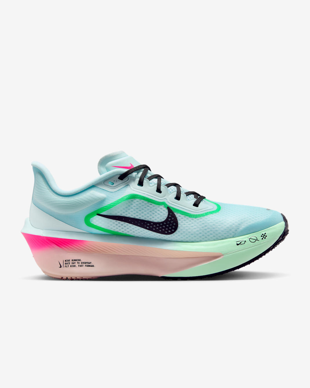 Nike Zoom Fly 6 - Glacier Ice/Hyper Pink/Green Shock/Black - Image 07