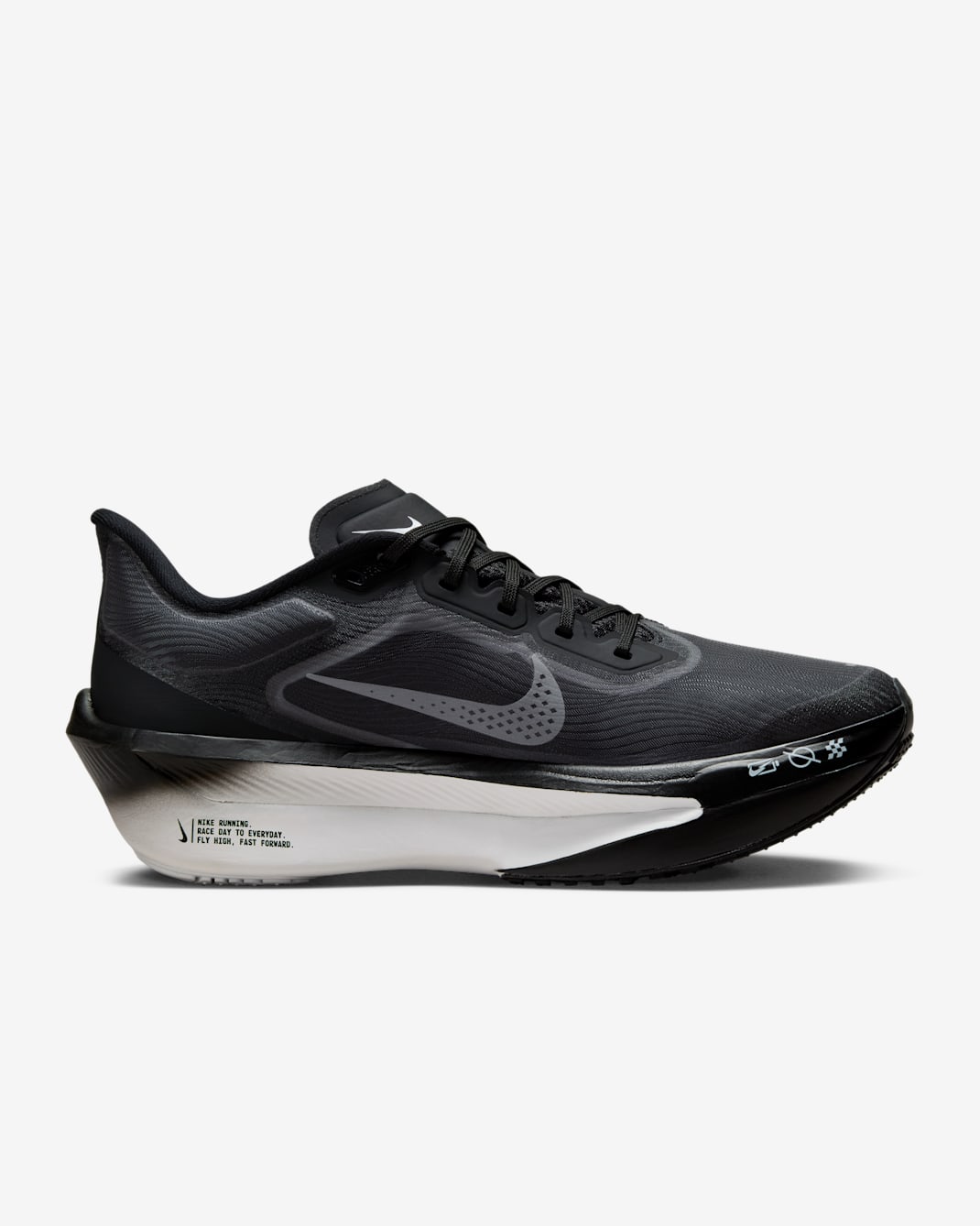 Nike Zoom Fly 6 - Black/Light Smoke Grey/White - Image 13