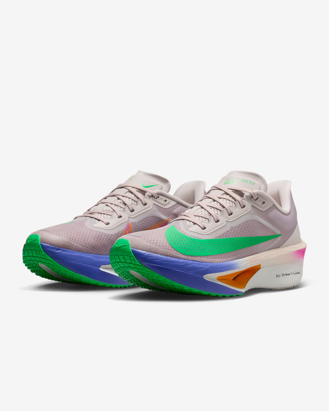 Nike Zoom Fly 6 Eliud Kipchoge - Silt Red/Persian Violet/Fire Pink/Green Shock - Image 03