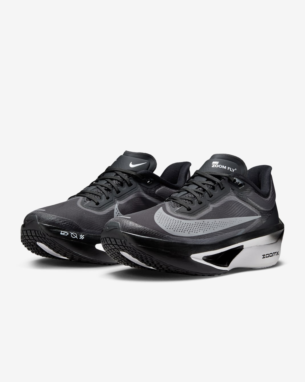 Nike Zoom Fly 6 - Black/Light Smoke Grey/White - Image 15