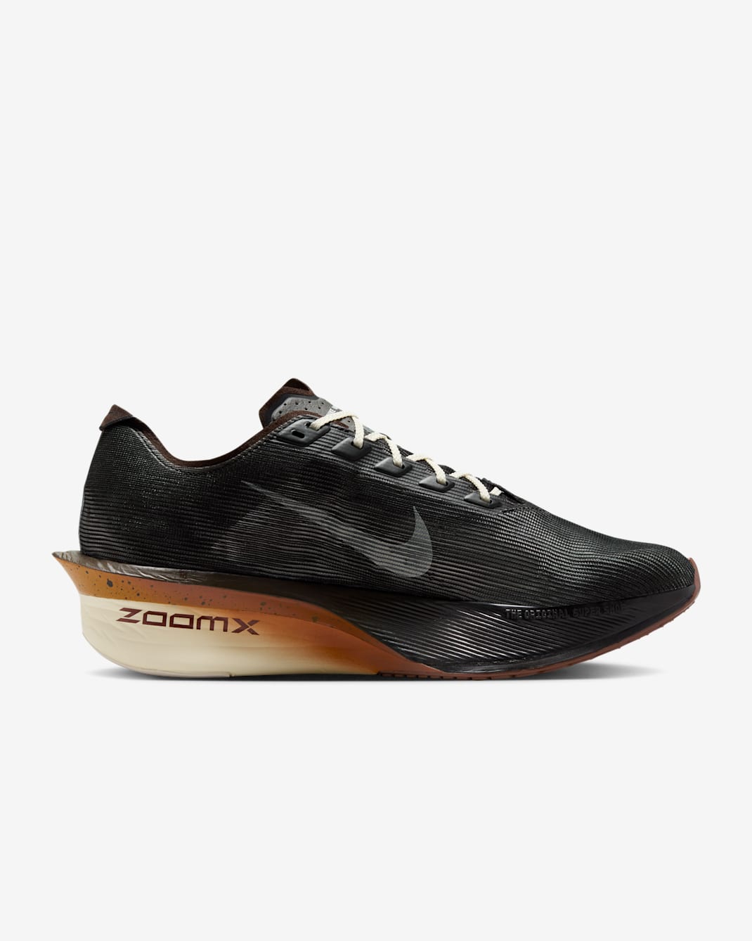 Nike Vaporfly 4 Road Racing Shoes - Velvet Brown/Black/Desert Ochre/Soft Pearl - 1