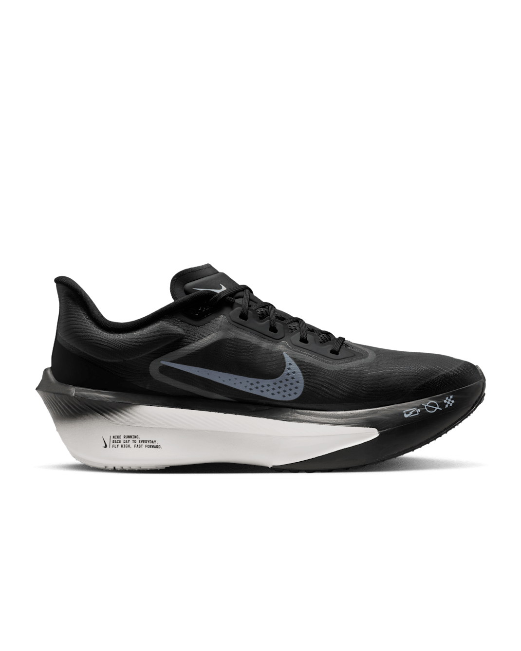 Nike Zoom Fly 6 - Black/Light Smoke Grey/White - Image 13